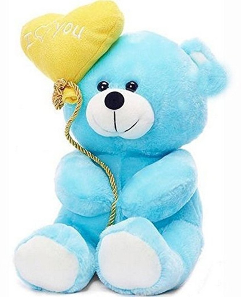 Sky blue sales teddy bear