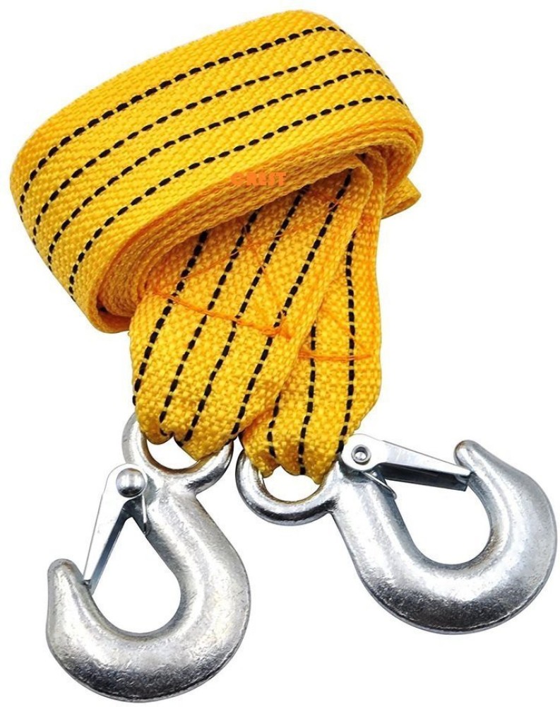 Chromoto ™ Car Tow Rope Straps with Hooks-5 Tons 4 Meters(13.12ft