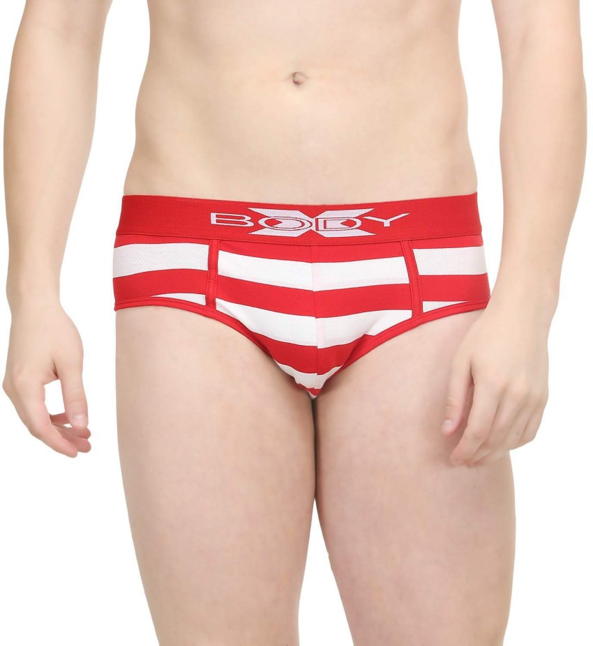 Buy Red Underjeans By Spykar Men Premium Cotton Blend Red Brief