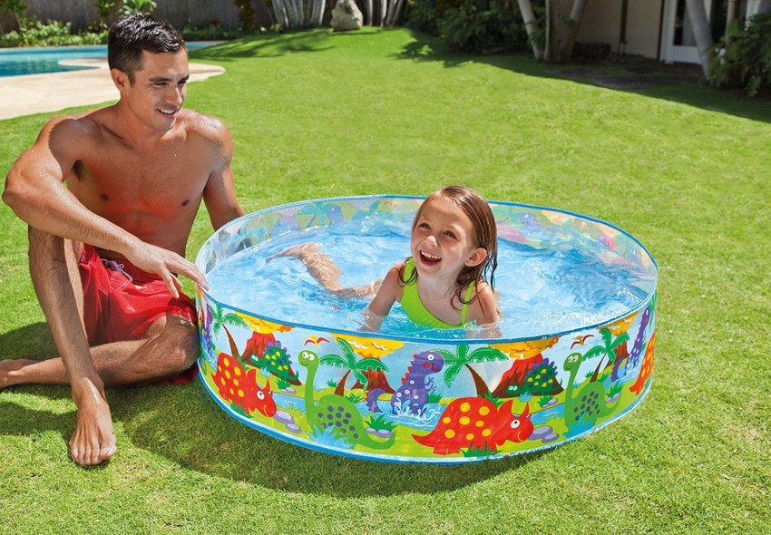 Intex swim center ocean reef inflatable pool discount