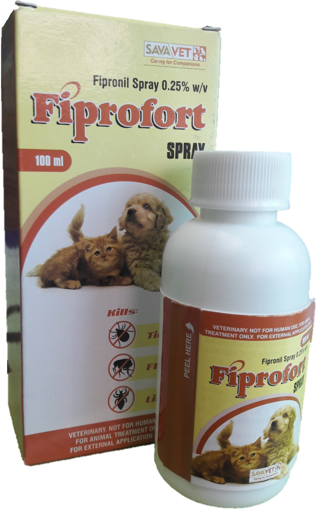 Fiprofort Ticks Fleas lice removal spray 100ml Pet First Aid Kit Price in India Buy Fiprofort Ticks Fleas lice removal spray 100ml Pet First Aid Kit online at Flipkart