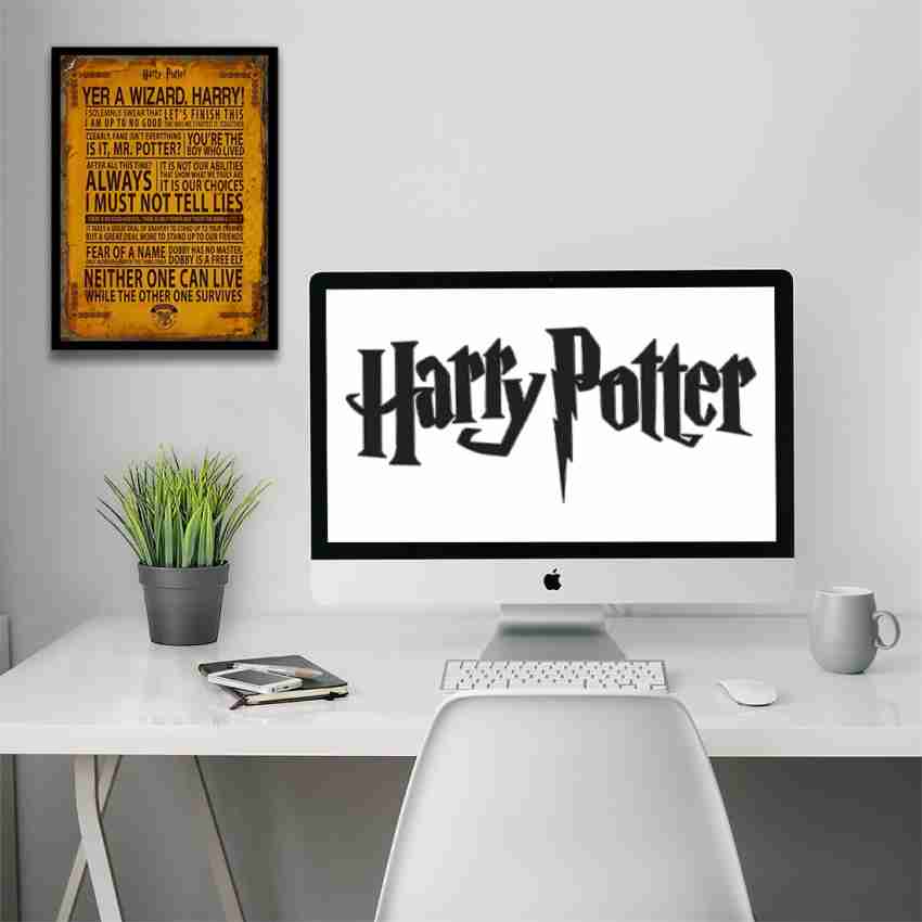 Official Harry Potter- Quotes, Wall Decor - Home & Office Poster Print  Art [ Frame Not Included ] , licensed by Warner Bros,USA Photographic Paper  - Movies posters in India - Buy