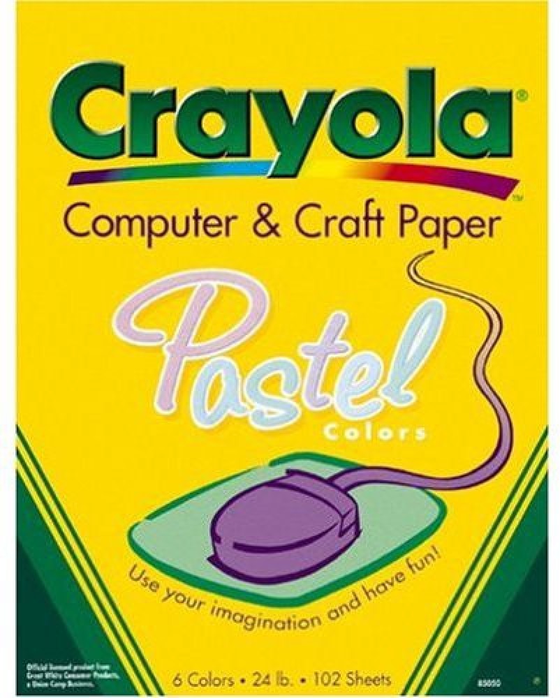 Crayola Computer & Craft Paper Pastel Colors 