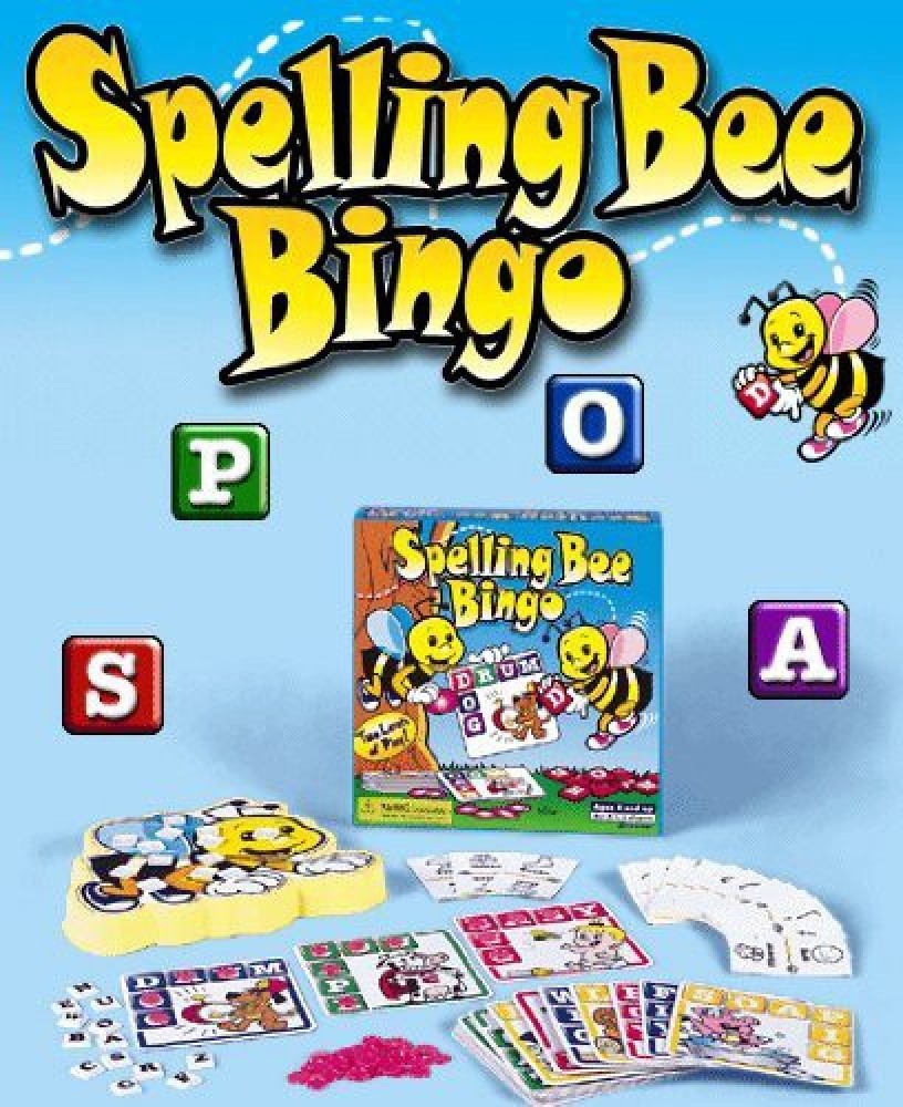 Pressman Toy Spelling Bee Bingo Word Games Board Game - Spelling Bee Bingo  . Buy Bee toys in India. shop for Pressman Toy products in India. |  Flipkart.com