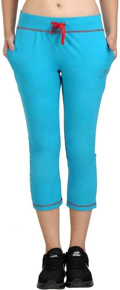 BODYACTIVE Activewear Women Light Blue Capri - Buy BODYACTIVE Activewear  Women Light Blue Capri Online at Best Prices in India