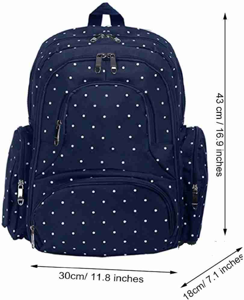 Polka dot shop diaper bag backpack