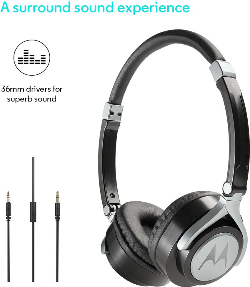 Moto best sale wired headphones