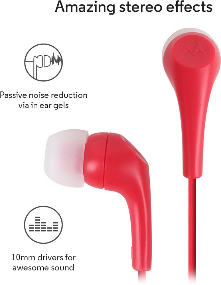 Motorola earbuds 2 in ear wired earphones new arrivals