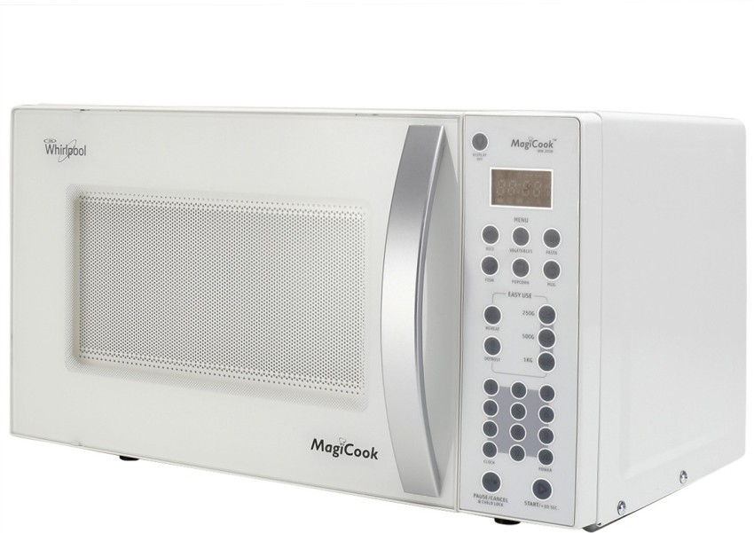 whirlpool 20 l solo microwave oven magicook 20sw white