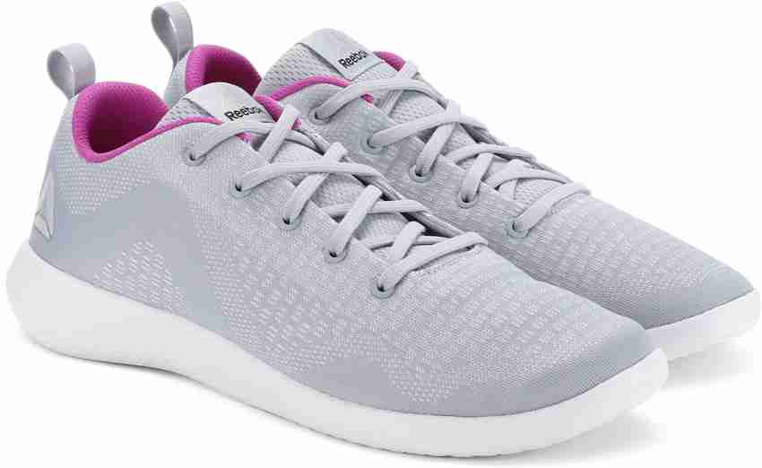 REEBOK ESOTERRA DMX LITE Walking Shoe For Women Buy GREY WHITE PURPLE Color REEBOK ESOTERRA DMX LITE Walking Shoe For Women Online at Best Price Shop Online for Footwears in India