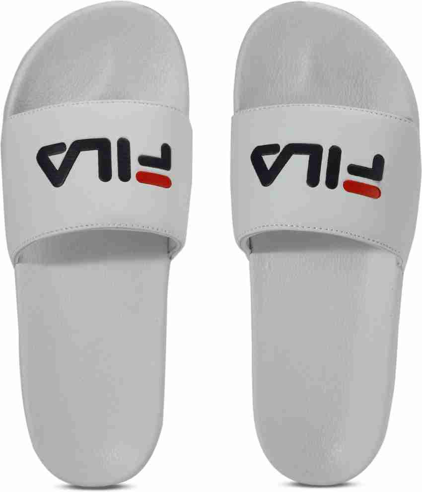 FILA Men FL SLIDE Slippers Buy WHT Color FILA Men FL SLIDE