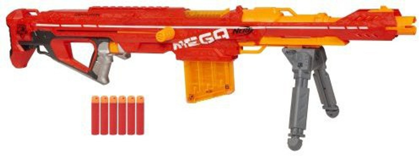 Nerf Mega Sniper Scope, Foam Rifle Darts Bullets