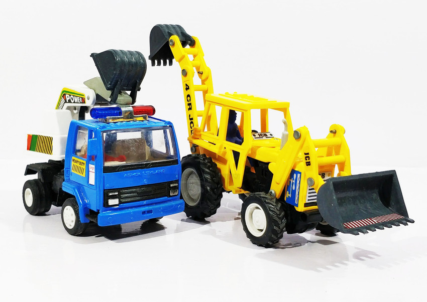 Blue excavator toy shop