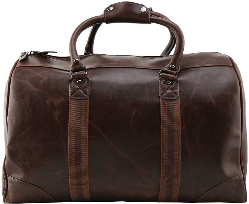 ALDO RORETO Duffel Without Wheels Dark Brown Price in India