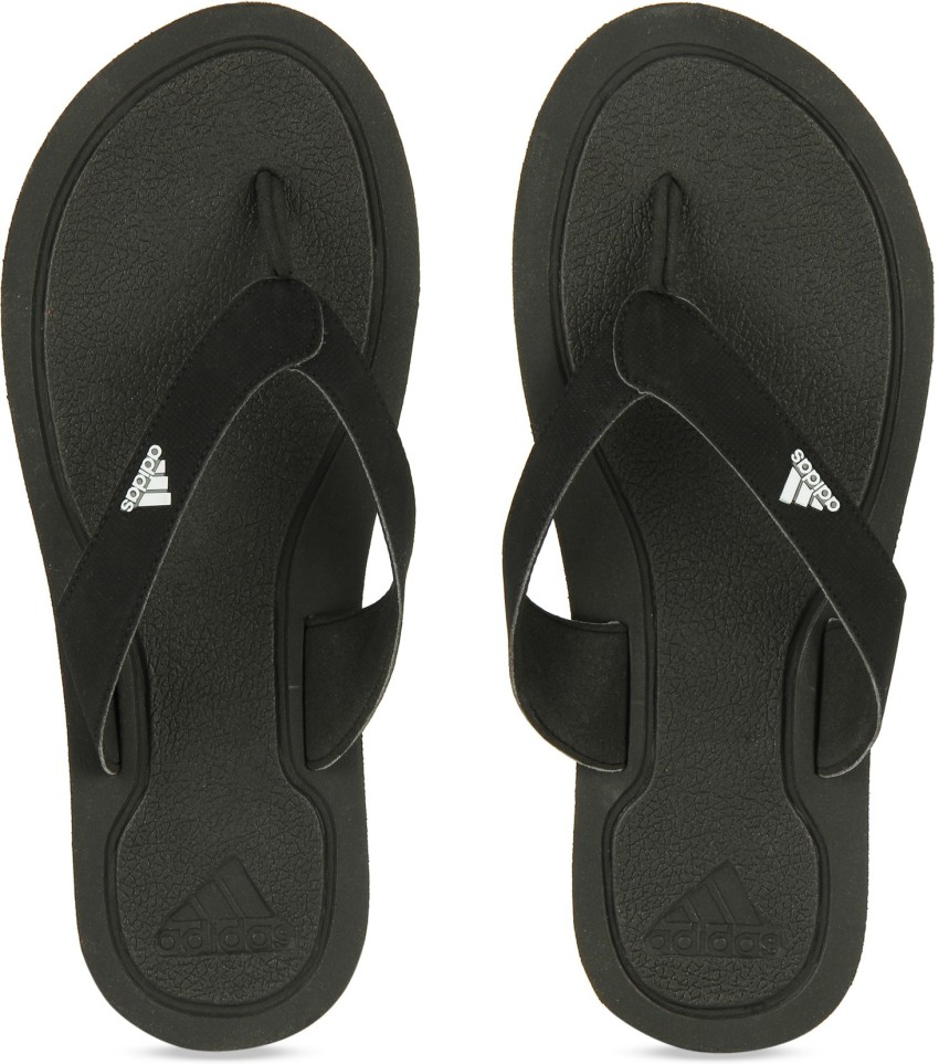 adidas black flip flop