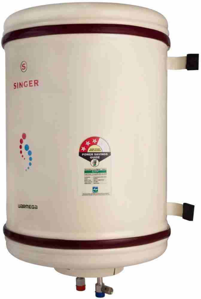 Singer 10 L Storage Water Geyser (Warmega, White) Price in India - Buy Singer  10 L Storage Water Geyser (Warmega, White) online at Flipkart.com