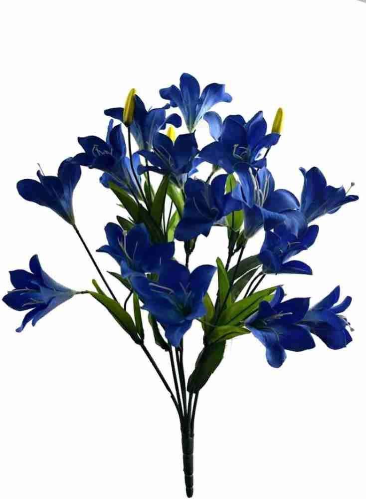 FOURWALLS Beautiful Artificial Decorative Lily Flower Bunches (21