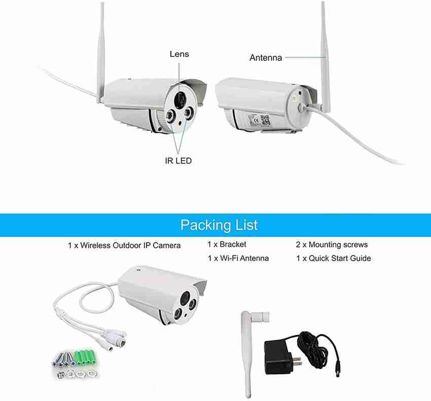 BOLT Wireless HD Outdoor IP Wifi CCTV Outdoor Security Camera