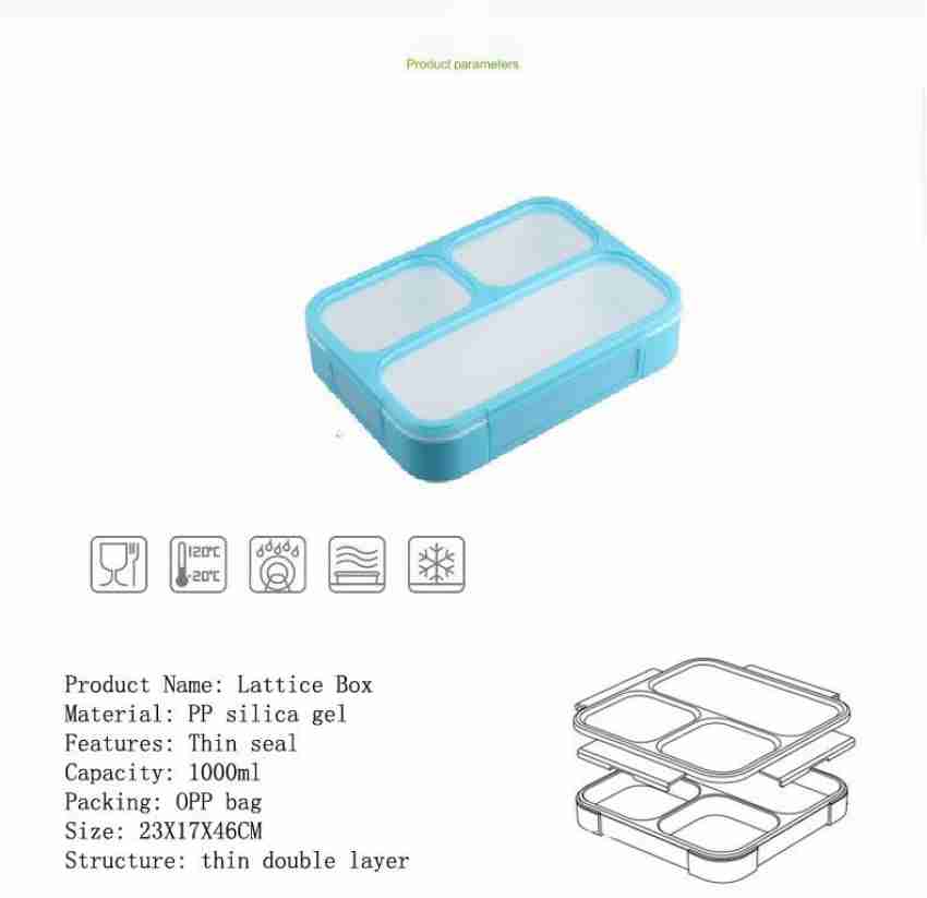 Gel-Cool Rectangle Bento Box | Macaron Pink (500mL)