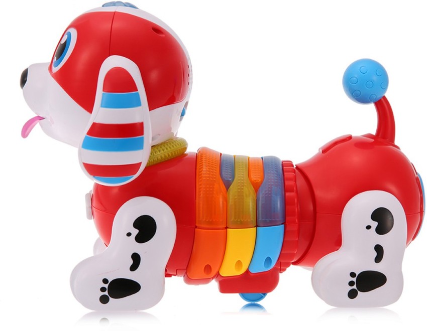 AKSHAT BB396 IR RC Smart Sausage Dog Sing Dance Walking Robot Dog 