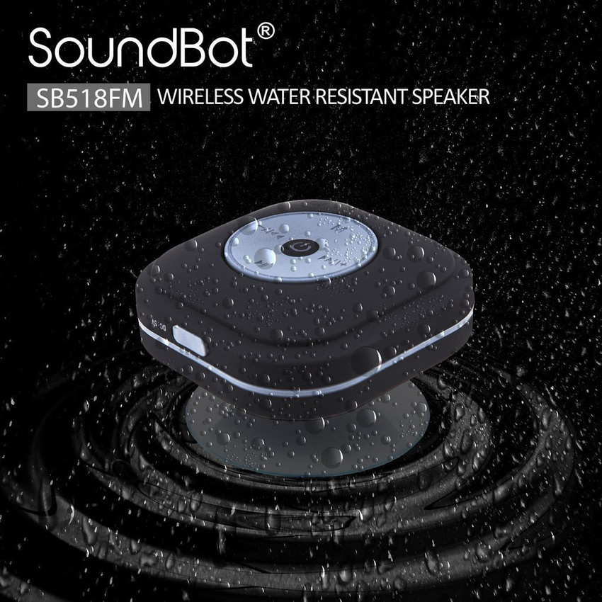 Soundbot sb518fm fm hotsell radio shower speakers