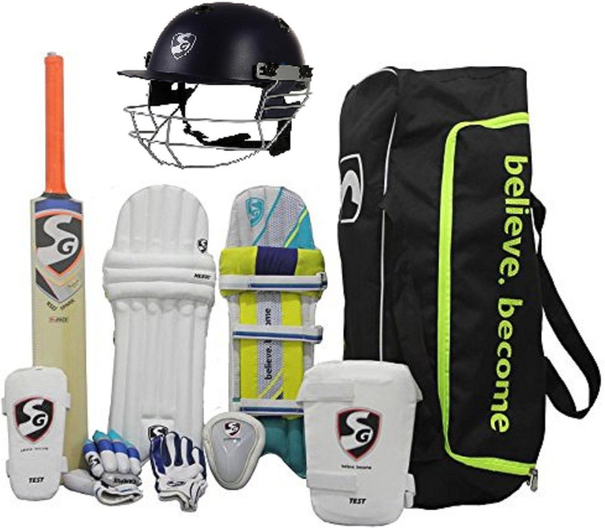 Cricket pads hot sale gloves helmet