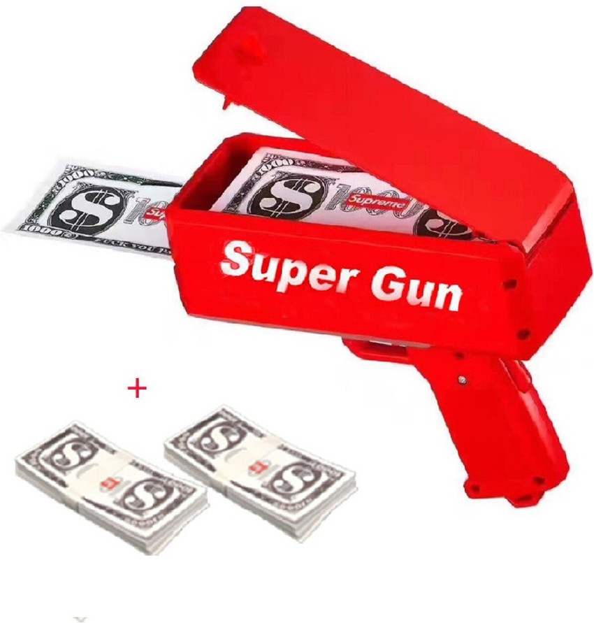 Krypton Cash Cannon Money Gun Spray Money Gun Fashion Toy Gun