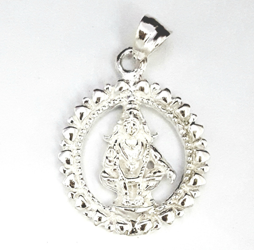Amman Gold Diamond LLP Lord Ayyappa 92.5 Siterling Silver