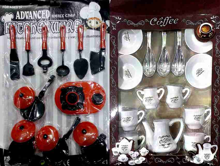 Red kitchen set for kids top