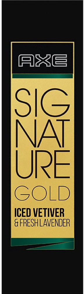 Axe signature gold iced vetiver clearance