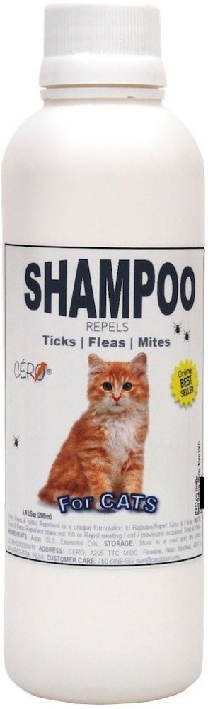 Cats and mites top shampoo