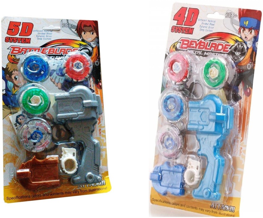 Shop & Shoppee 3 Beyblade Set With Handle Launcher Metal Fighters