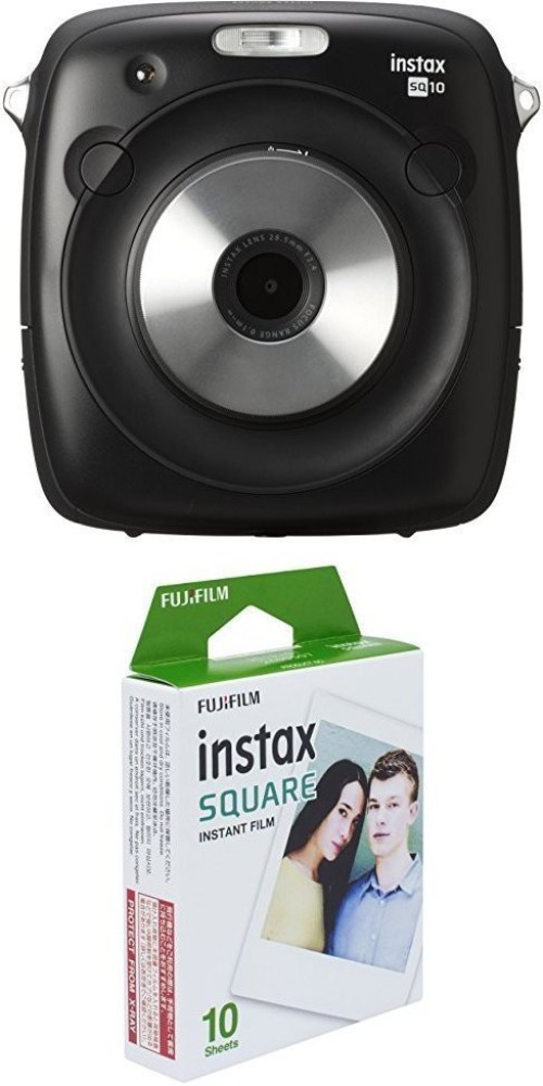 Fujifilm Instax Square Film Black - 10 Sheets - The Camera Company