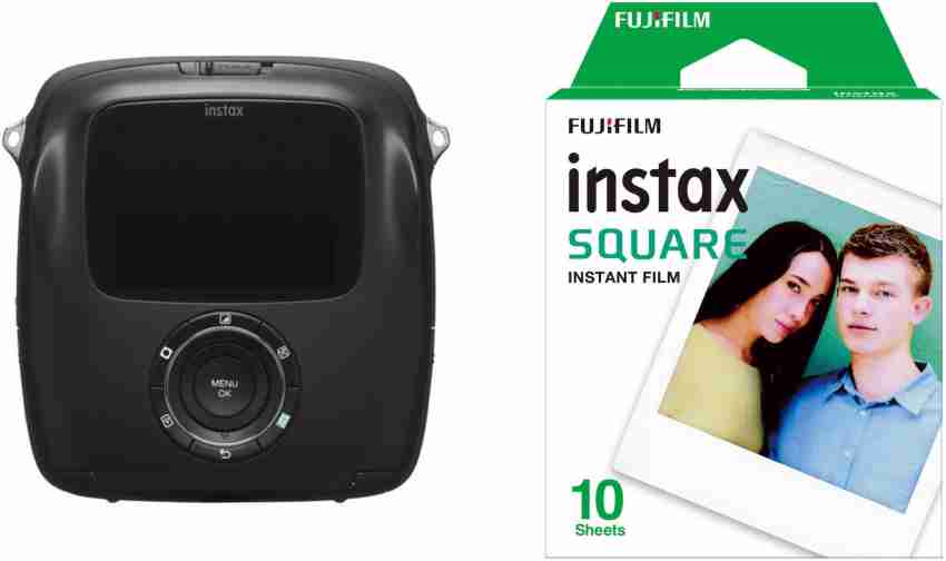 Fujifilm Instax SQUARE SQ10 Hybrid Instant Camera - Black, Instant Film  Cameras