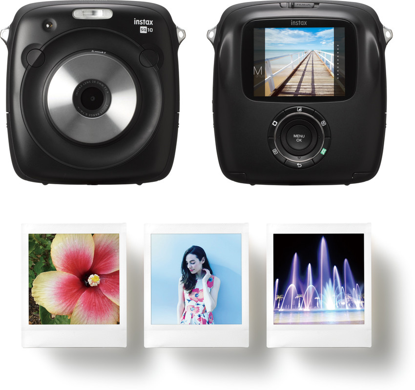 FUJIFILM Instax Square Film (10x1) With Instax Square SQ10 Hybrid