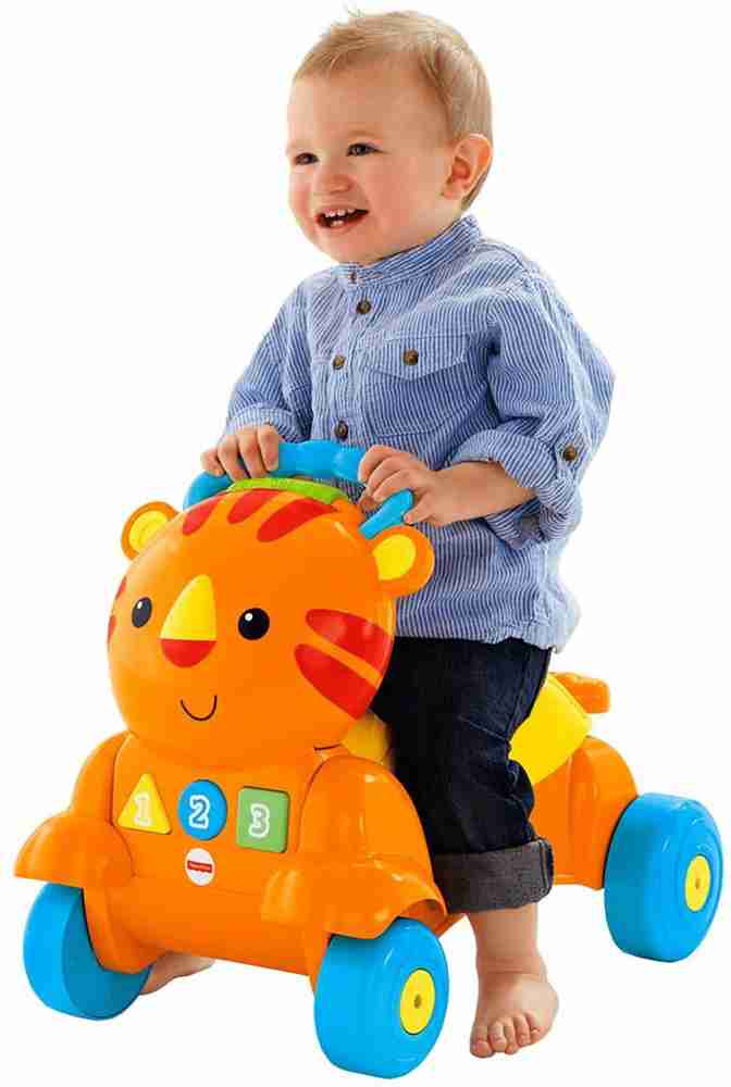 Fisher price stride clearance to ride musical tiger