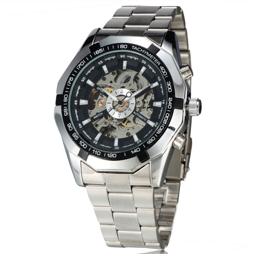 Buy addic Analog Watch For Men Winner Super Luxury Silver