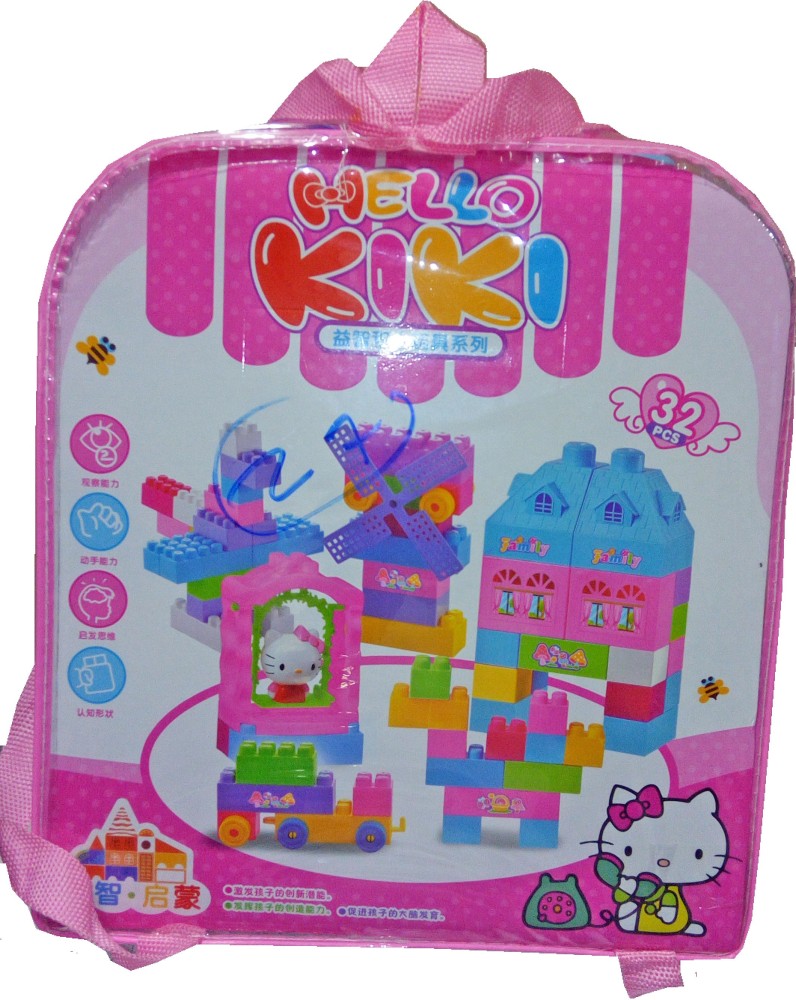 Clone A Kitty Toyshello Kitty Building Blocks Set - Educational Toys For  Girls 3-12y