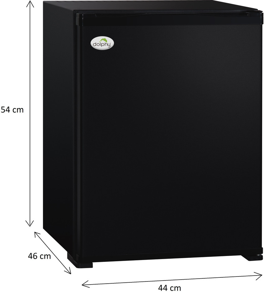 DOLPHY Black small refrigerator mini bar 40 L Compact Refrigerator