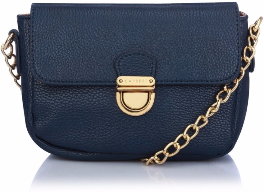 navy blue sling bag