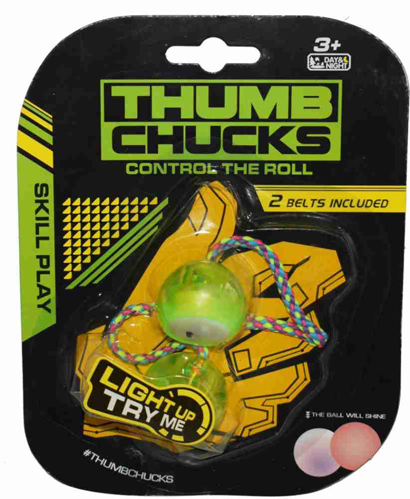 Thumb chucks store control the roll