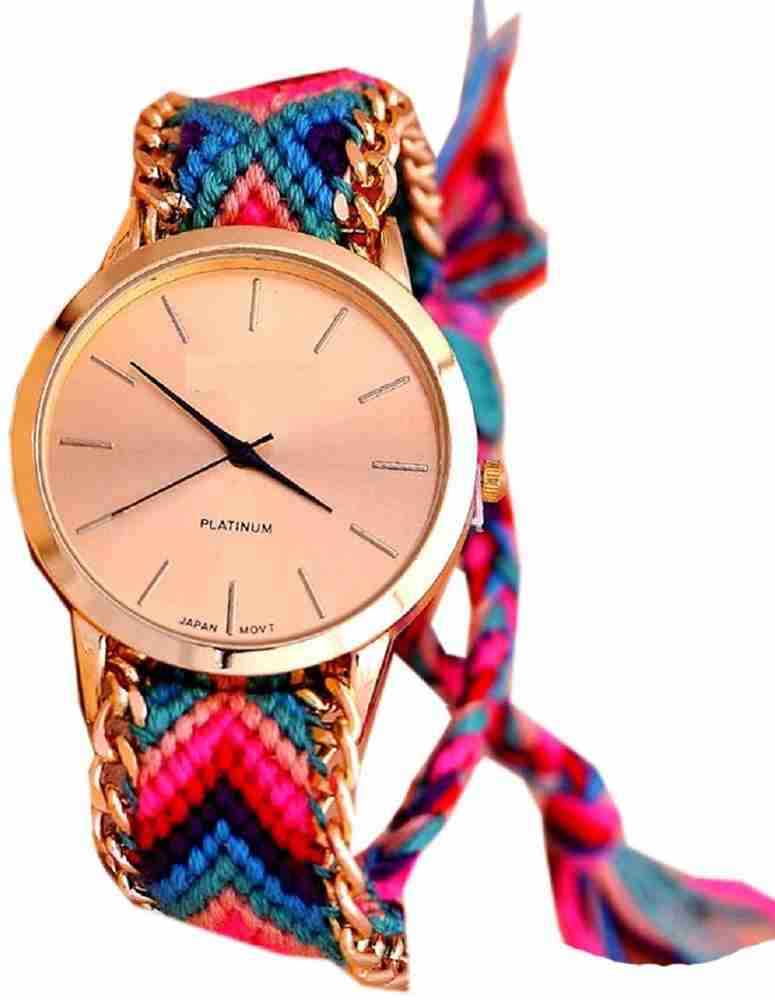 SPINOZA Analog Watch For Girls Buy SPINOZA Analog Watch For Girls 01S013 fabric belt Online at Best Prices in India Flipkart