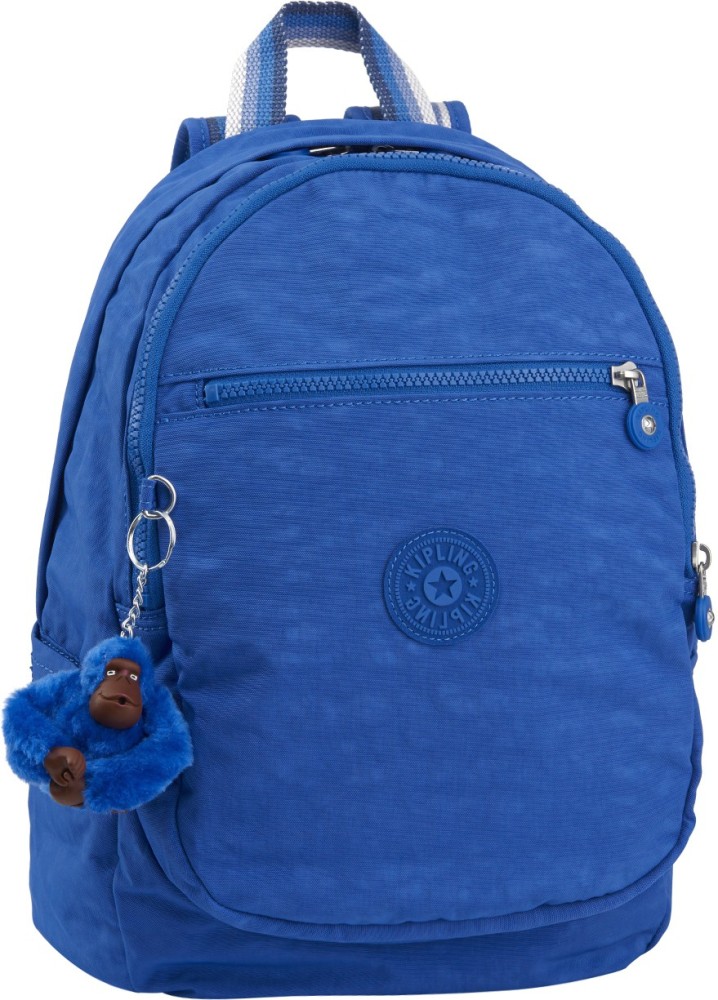 Kipling blue sale backpack