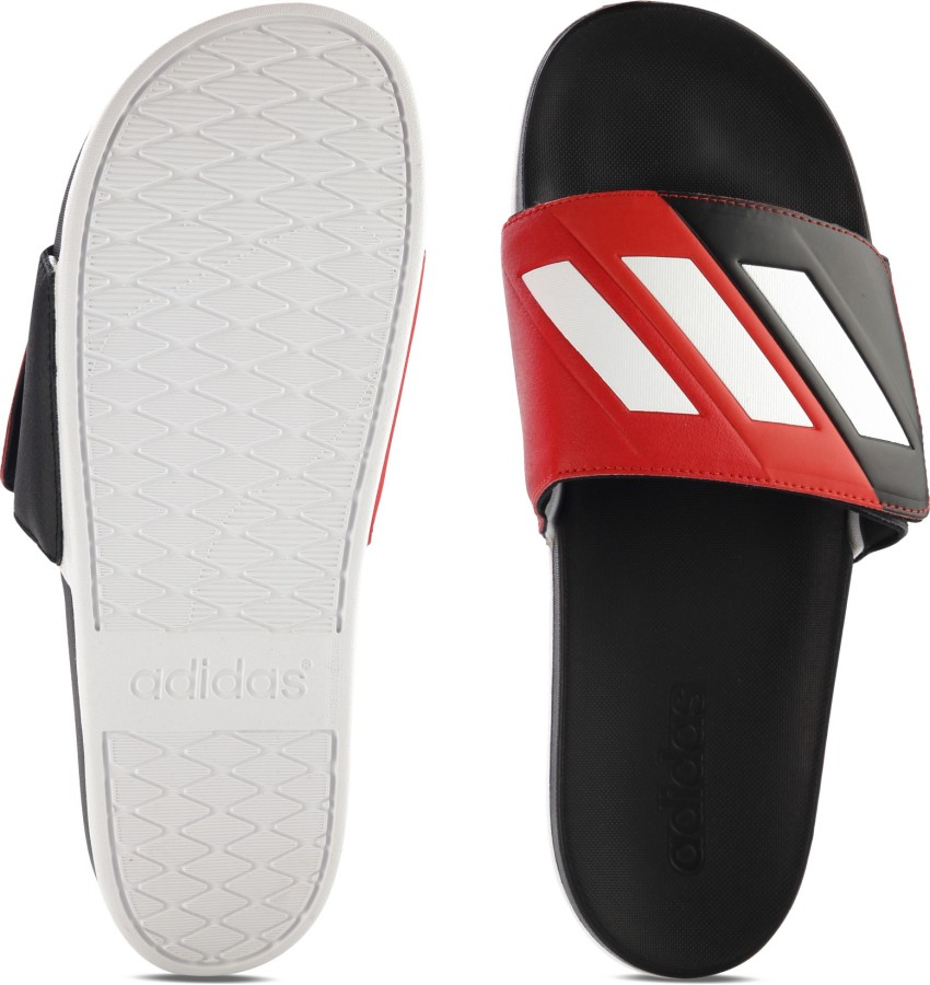 ADIDAS Men ADILETTE CF ULTRA ADJ Slides Buy CBLACK FTWWHT SCARLE