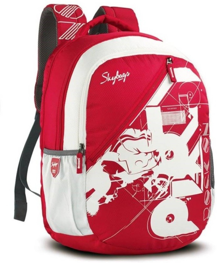 Skybags red and white on sale