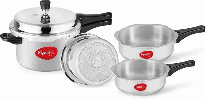 Pigeon pressure cooker discount combo