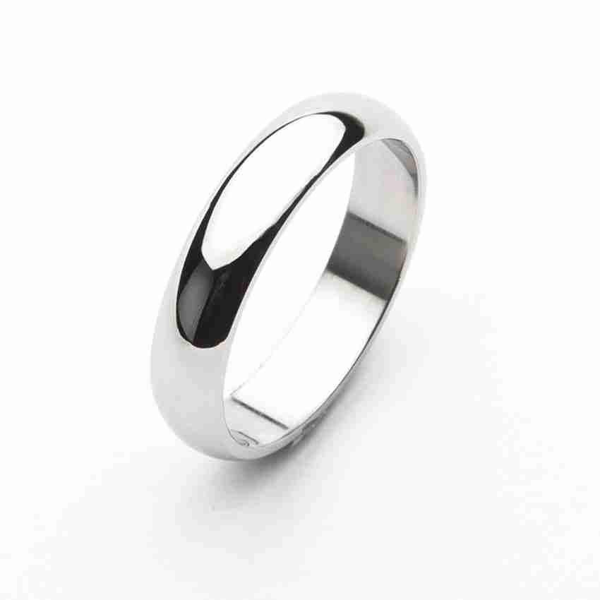 Plain silver cheap ring mens