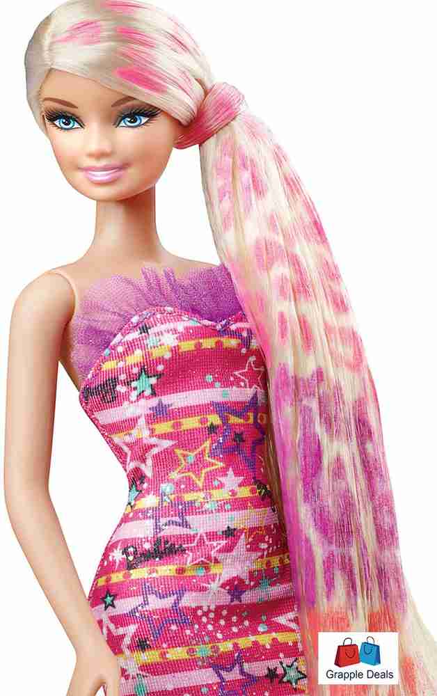 Barbie hairtastic color and design clearance salon