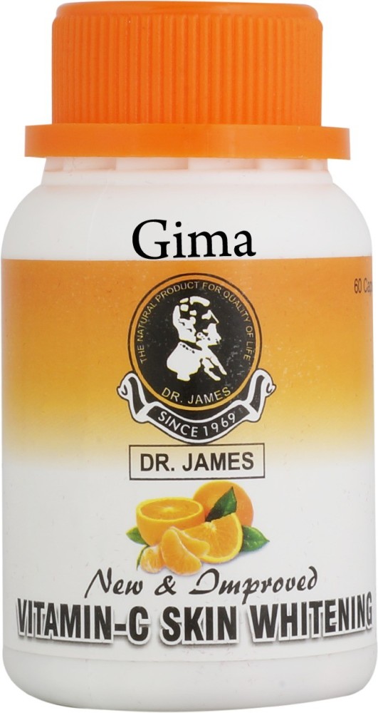 Gima Trading Company Gima Dr James Glutathione skin whitening pills 60 Capsules Made in USA