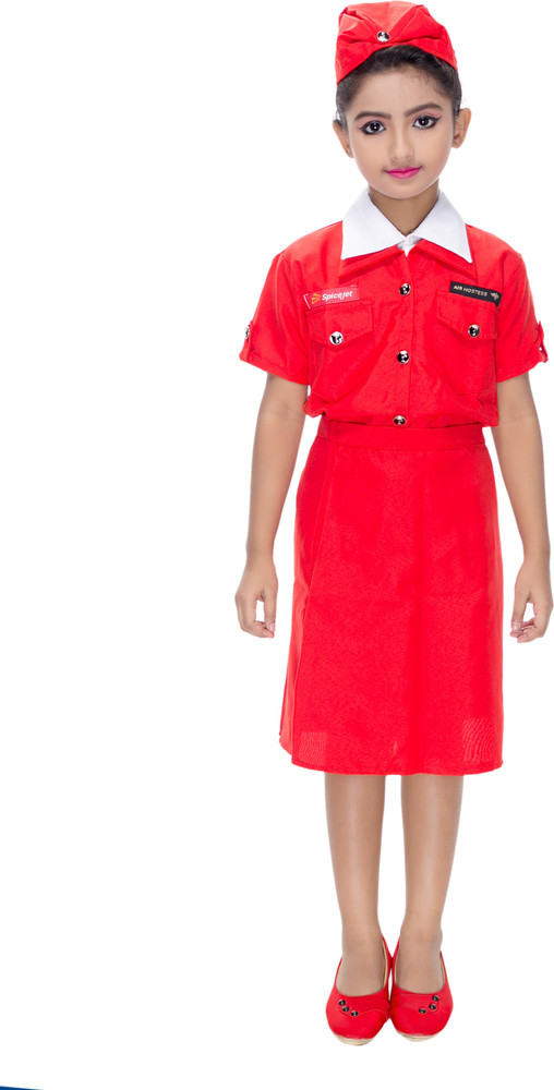 Smuktar garments Air Hostess Kids Costume Wear Price in India Buy Smuktar garments Air Hostess Kids Costume Wear online at Flipkart